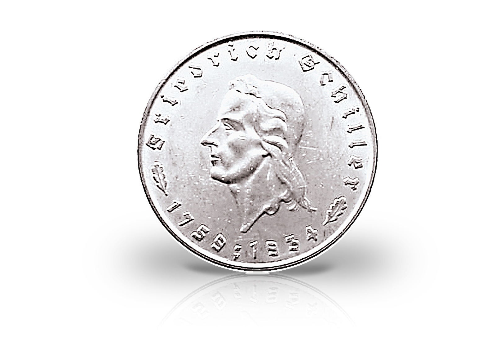 5 Reichsmark 1934 Drittes Reich Schiller