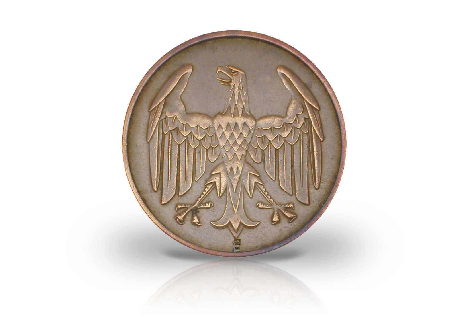 4 Pfennig 1932 Weimarer Republik Brüningtaler Prägestätte E Jaeger-Nr. 315