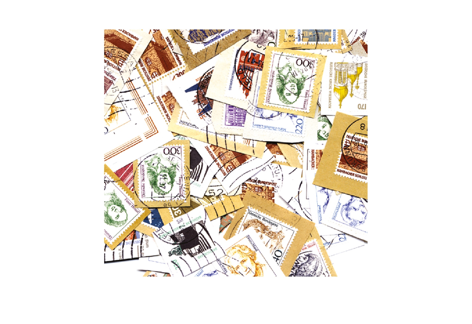 Briefmarken BRD Kiloware Dauerserien