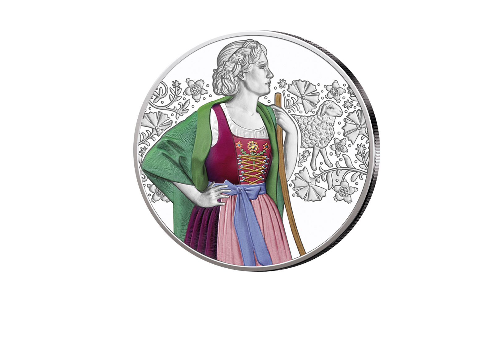 10 Euro Silbermünze 2026 Österreich Aufjuchazn - Loden PP