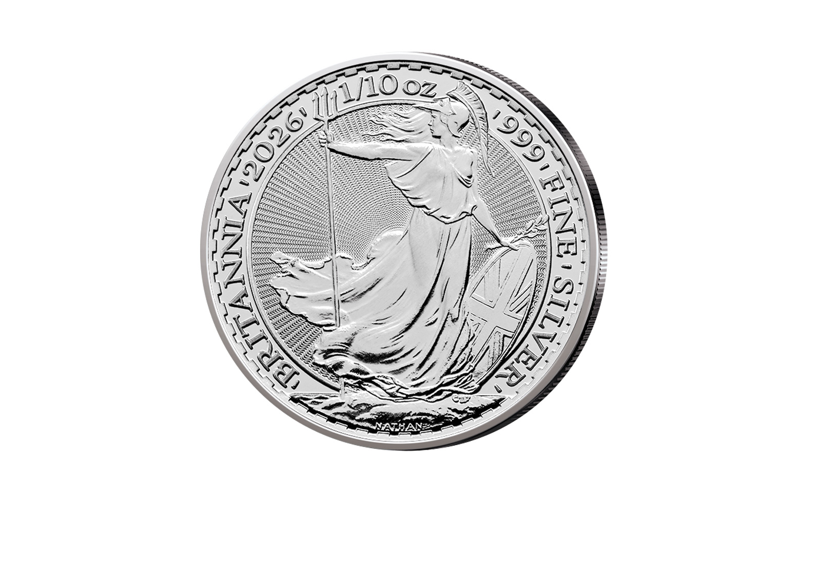 25er Tube Britannia 1/10 oz Silbermünze 2026 Großbritannien