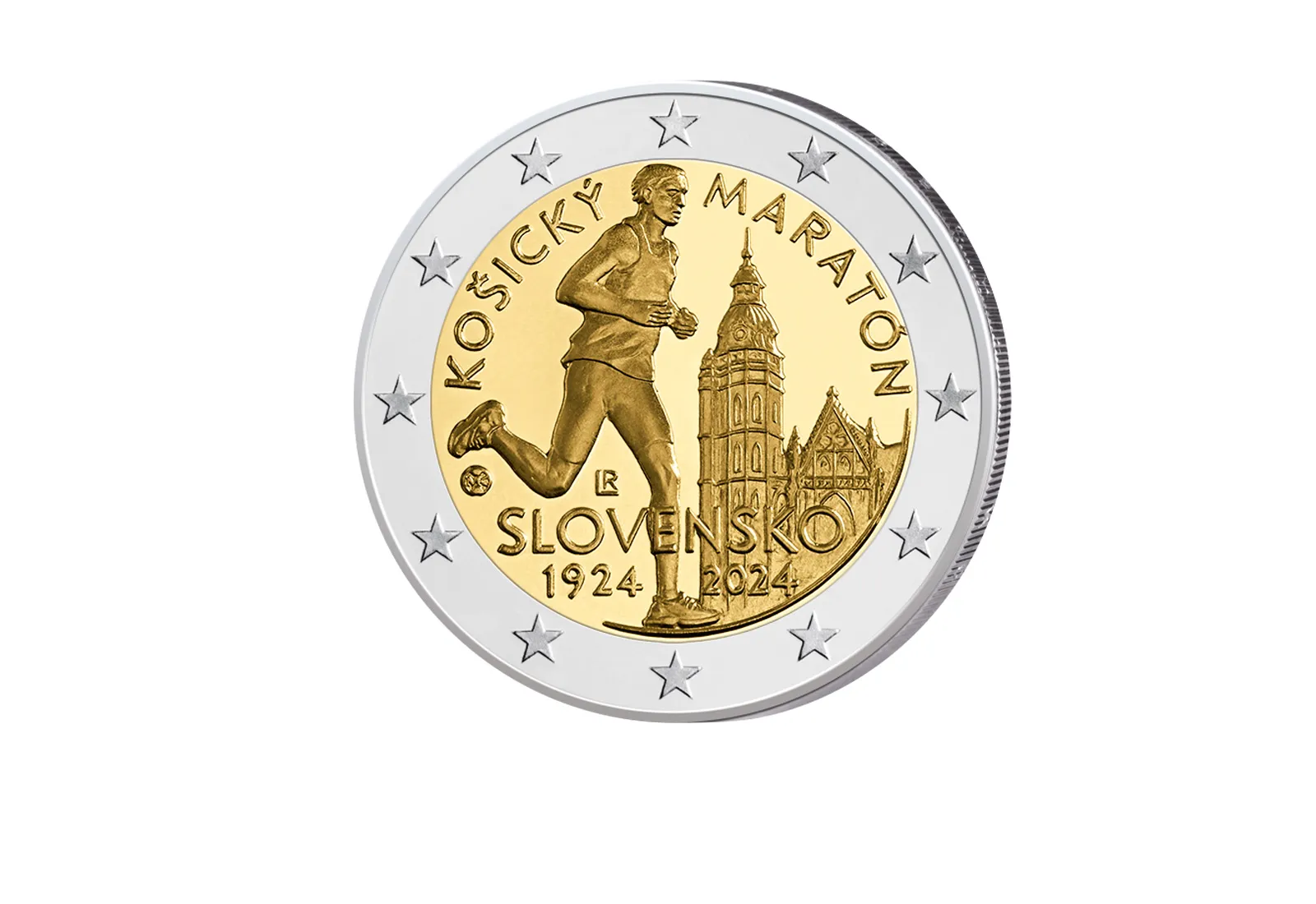 2 Euro 2024 Slowakei 100 Jahre Internationaler Marathonlauf in Kosice