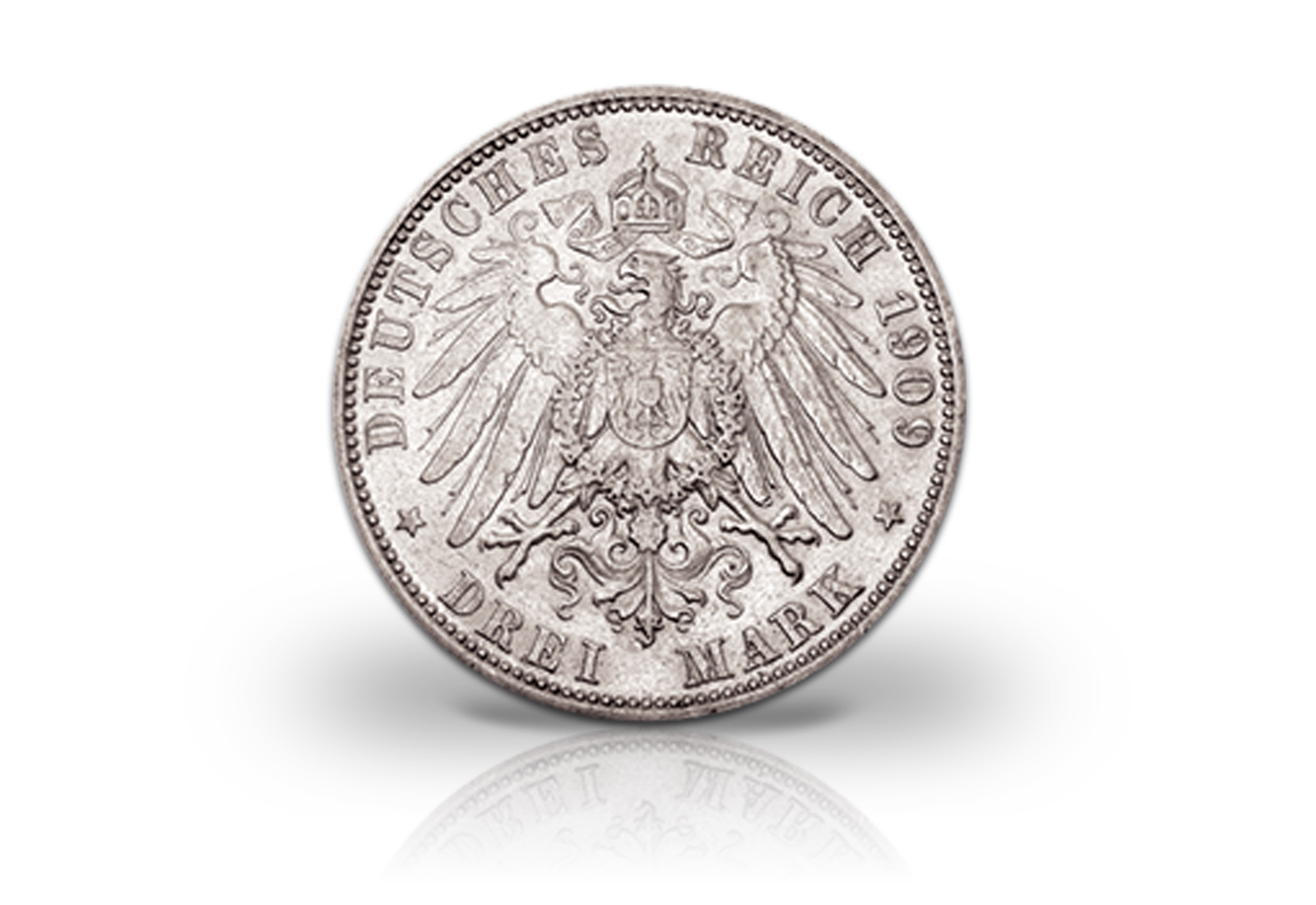 3 Mark 1911 Deutsches Kaiserreich Anhalt Herzog Friedrich II. Jaeger-Nr. 23