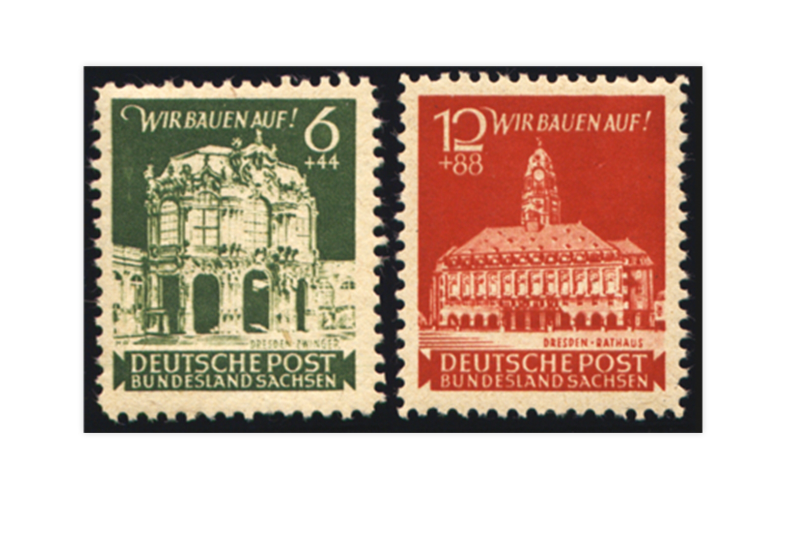Briefmarken SBZ 1946 Michel-Nr. 64/65 postfrisch