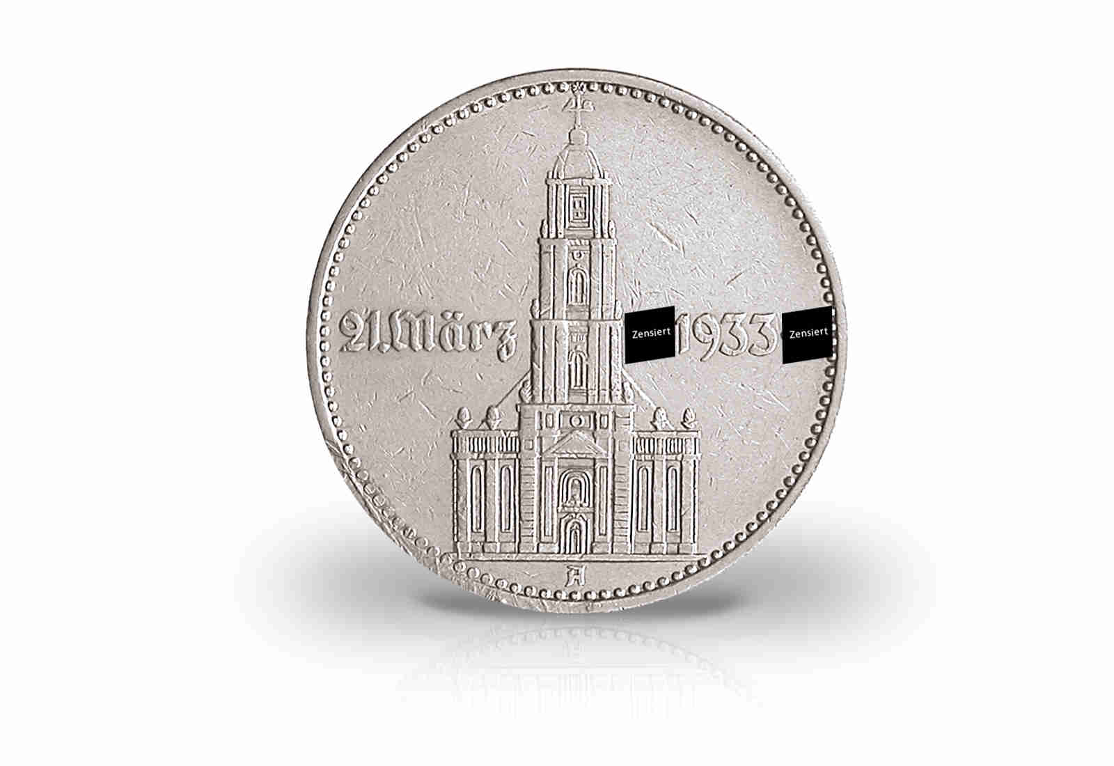 2 Reichsmark 1934 Drittes Reich Eröffnung Reichstag Jaeger-Nr. 355