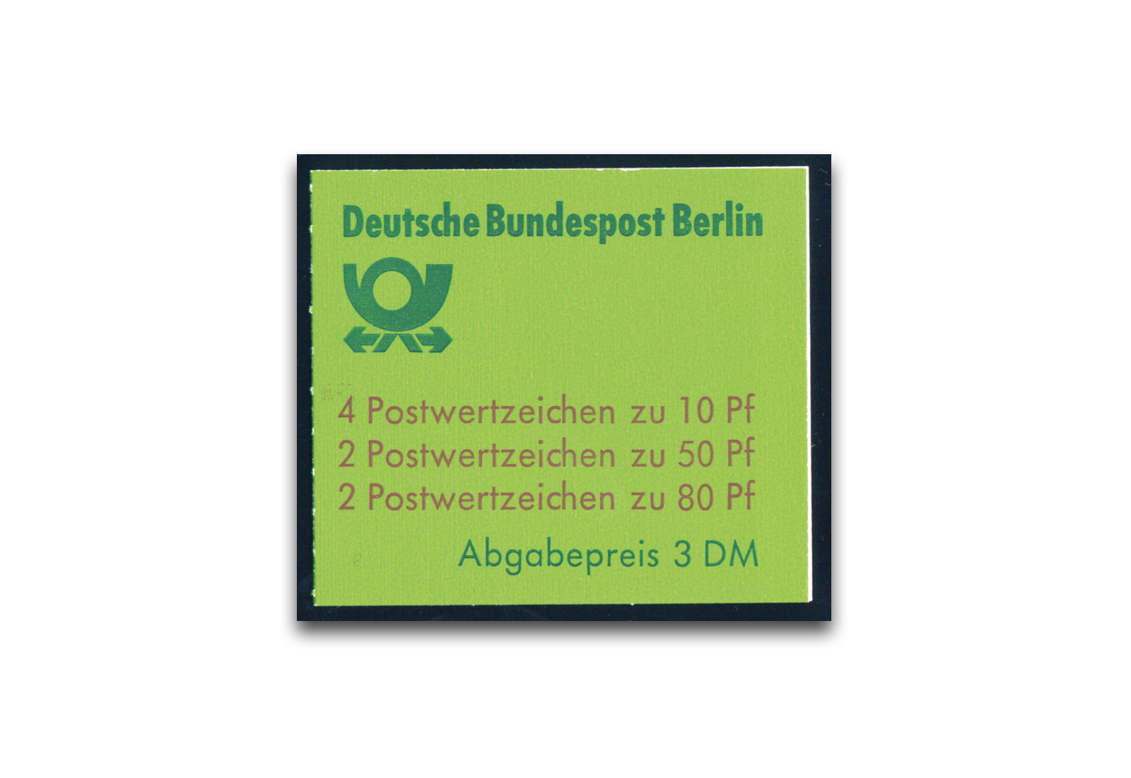 Berlin Markenheft 14 postfrisch Sehenswürdigkeiten 1989
