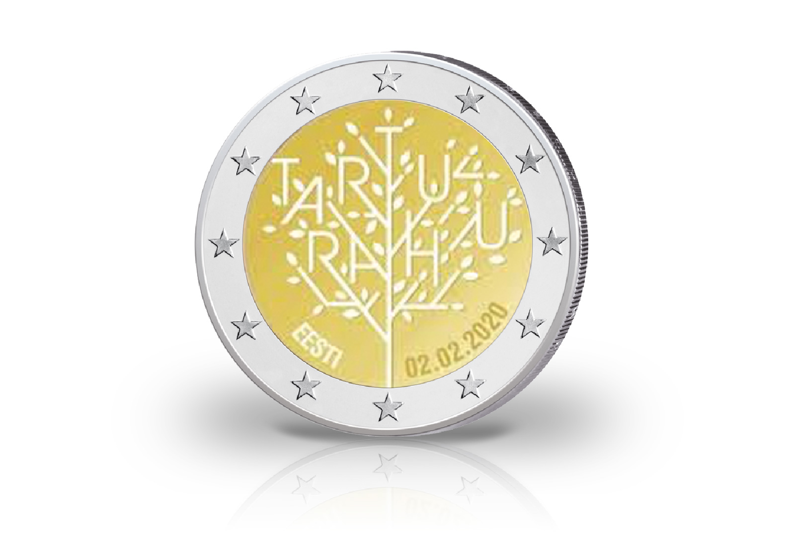 2 Euro 2020 Estland 100 Jahre Frieden von Tartu