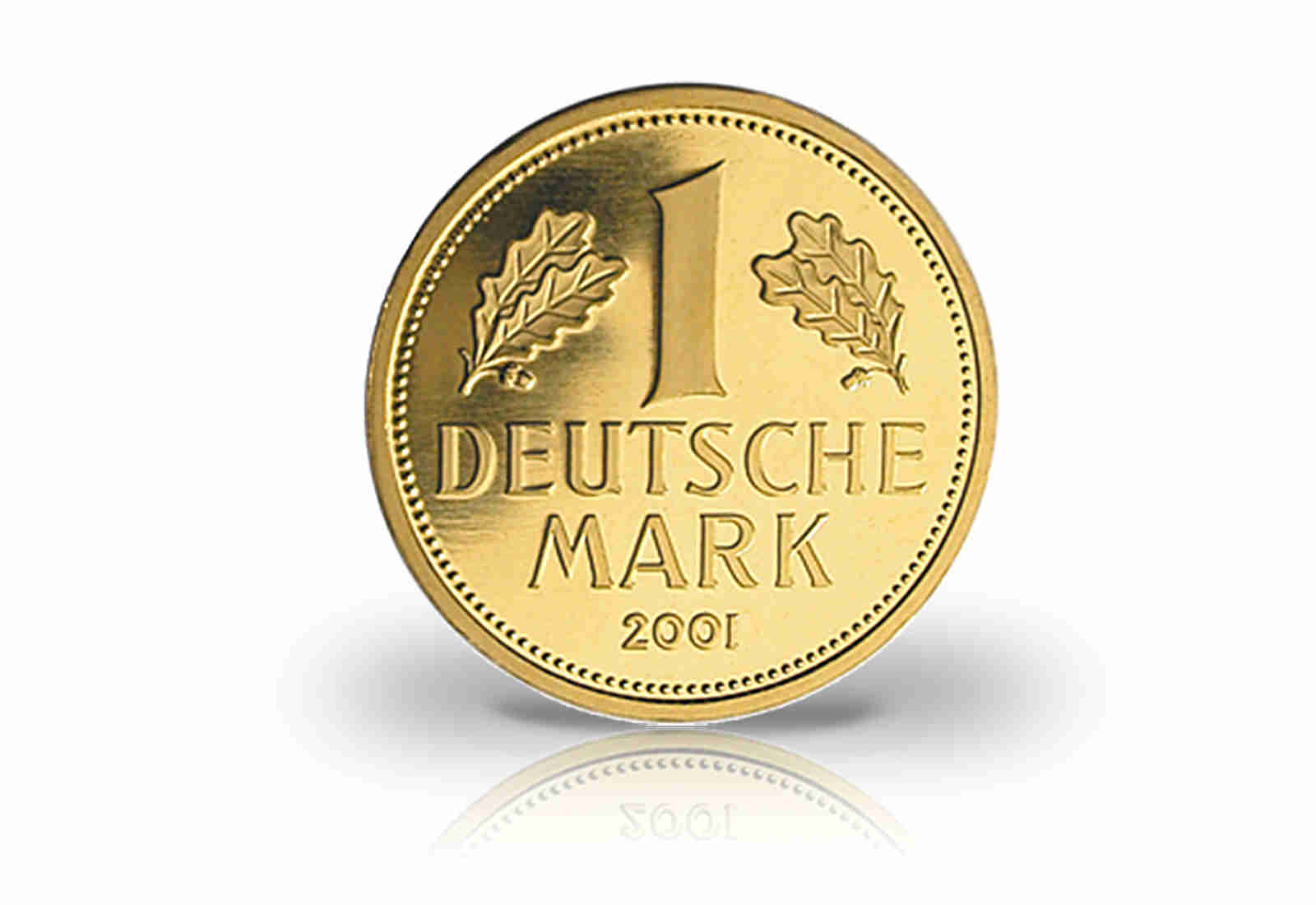BRD 1 DM Goldmünze 2001 Prägestätte G