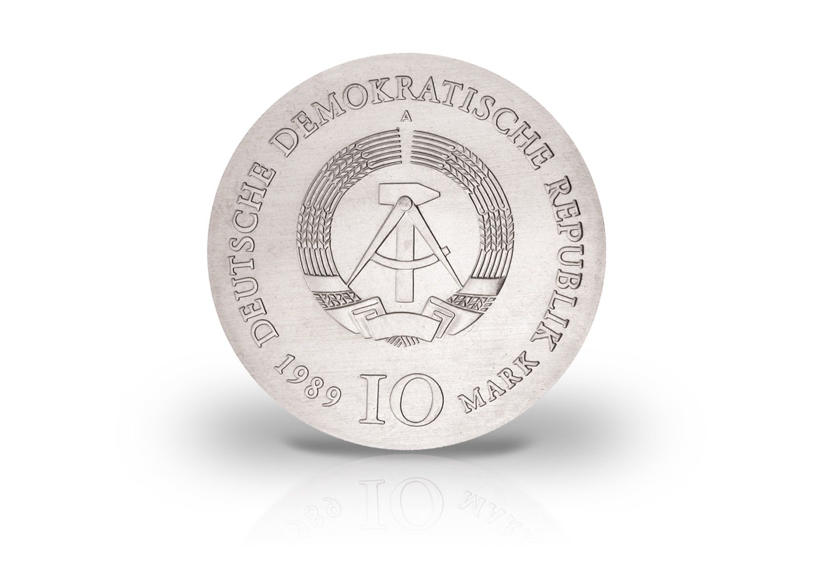 10 Mark Gedenkmünze 1989 DDR Johann Gottfried Schadow Jaeger-Nr. 1629