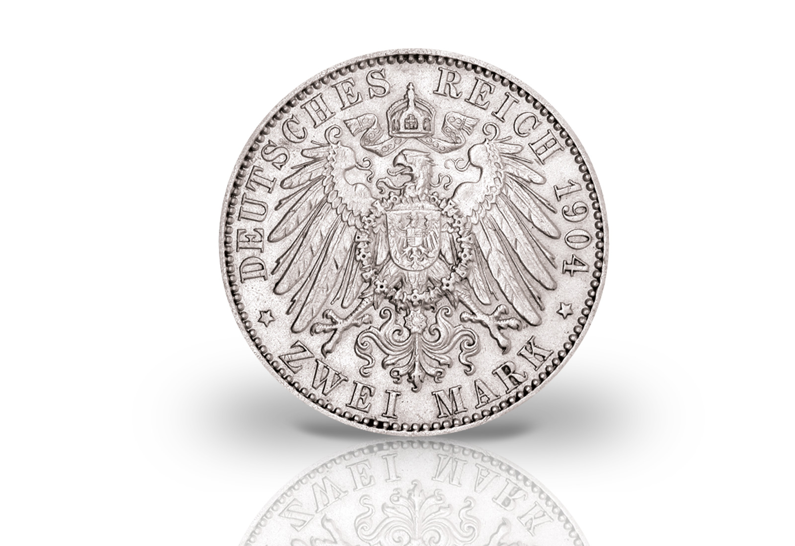 2 Mark 1892-1914 Deutsches Kaiserreich Hamburg Wappen Jaeger-Nr. 63