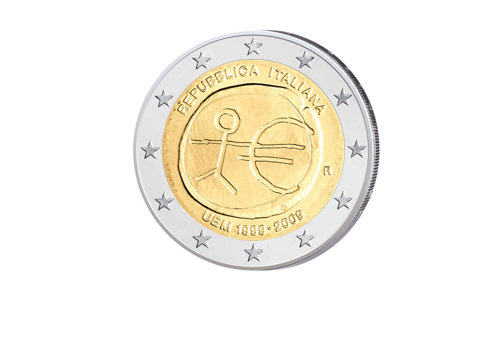 2 Euro 2009 Italien 10 Jahre WWU Gemeinschaftsausgabe