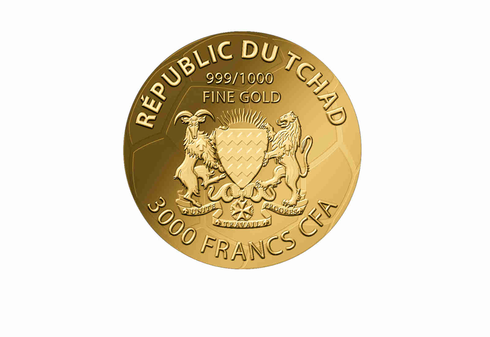 Goldmünze Motiv "Fußball Portugal" 999/1000 Gold im Geschenketui