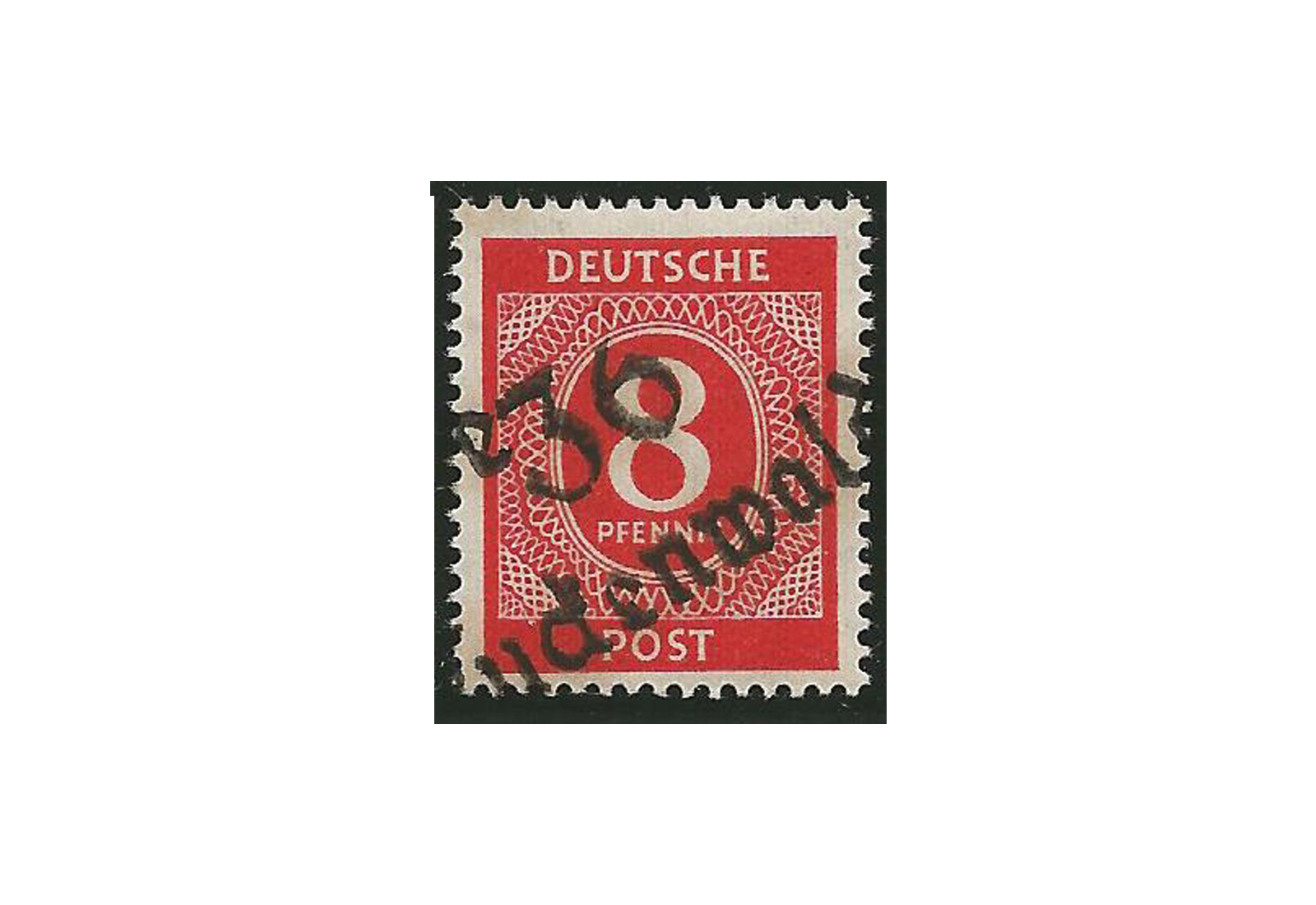 SBZ Bezirkshandstempel 1948 Michel Nr. I d gestempelt geprüft