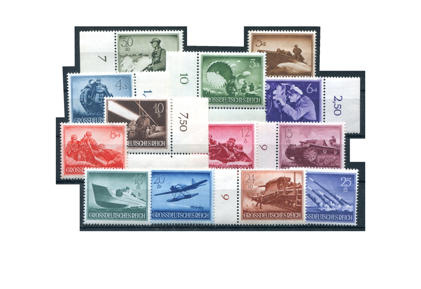 Deutsches Reich Mi.Nr. 873/85 postfrisch