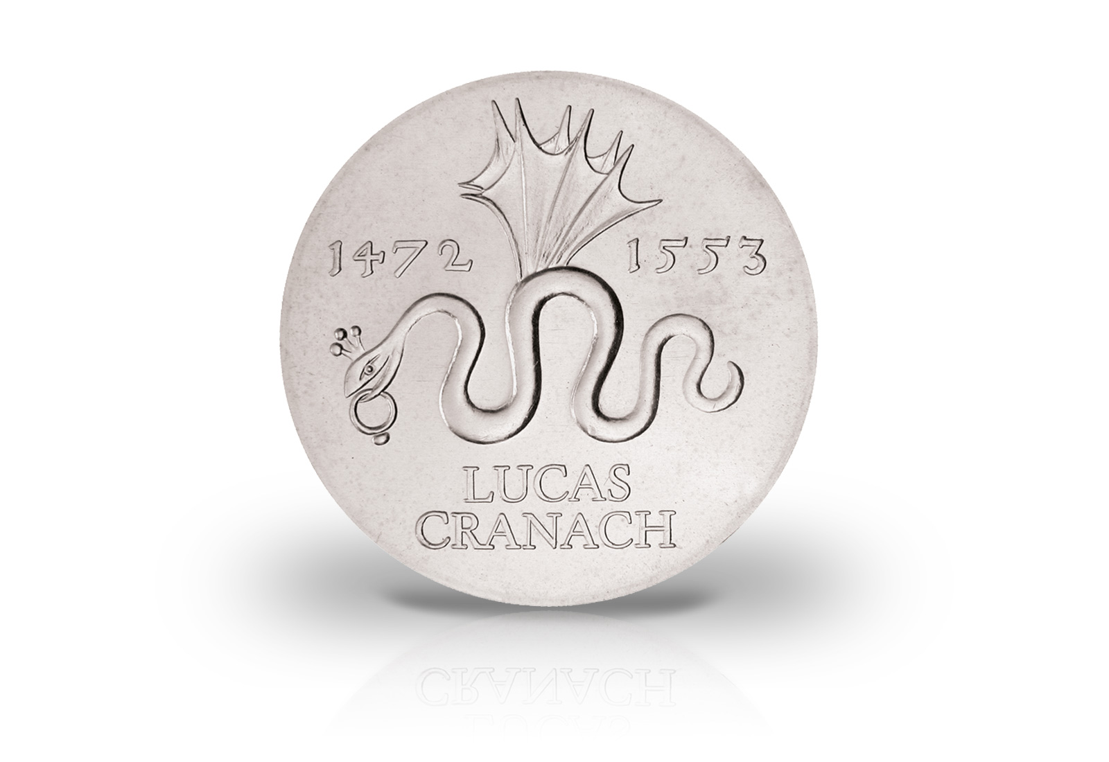 20 Mark Gedenkmünze 1972 DDR Lucas Cranach Jaeger-Nr. 1538