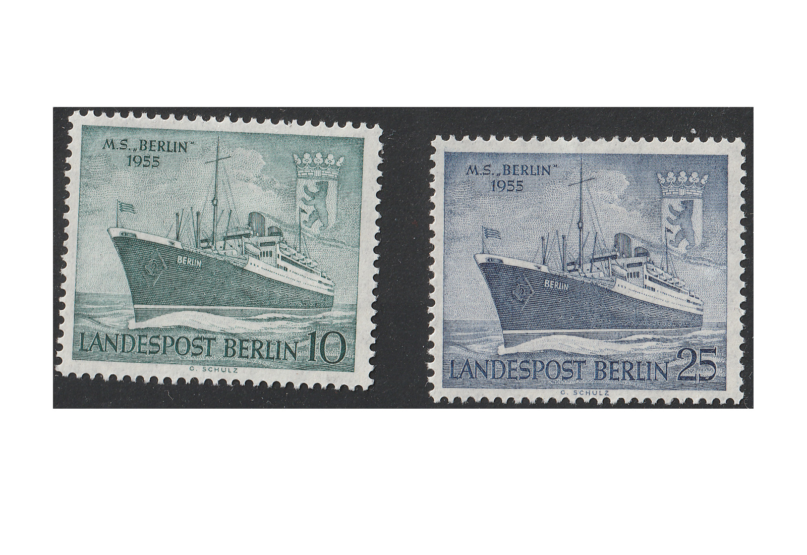 Berlin MiNr.: 126-127 **