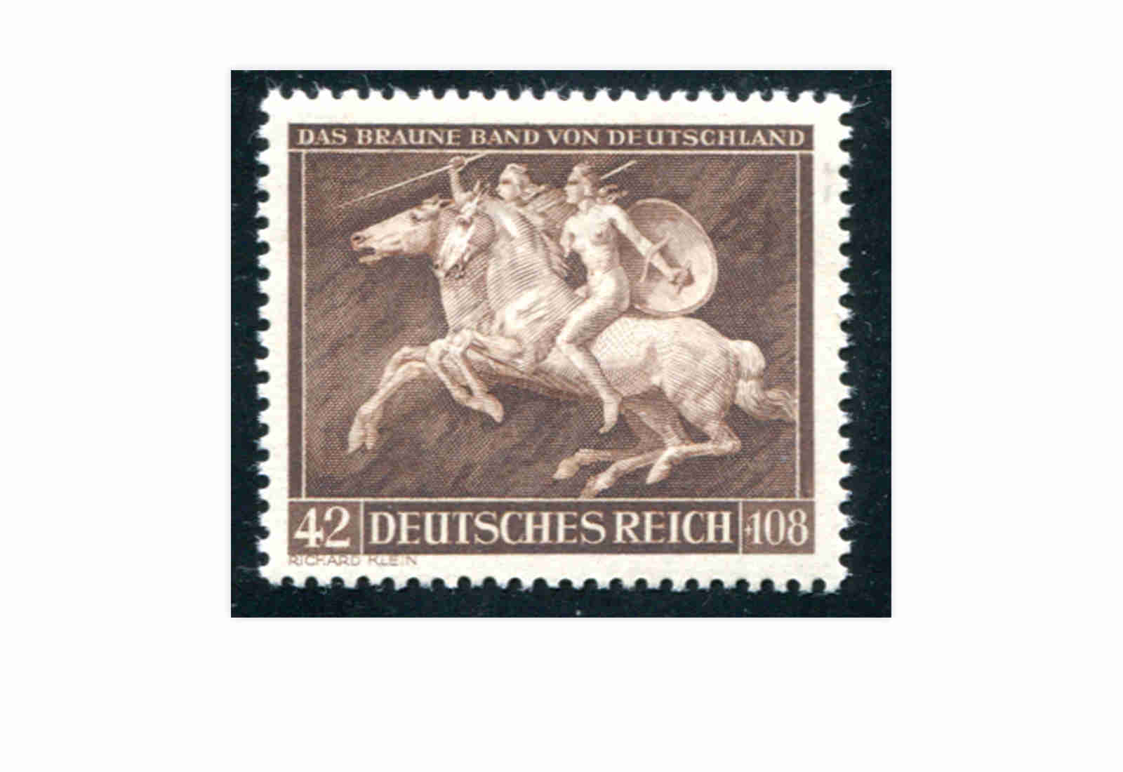 Briefmarke Deutsches Reich Galopprennen 1941 Michel-Nr. 780 postfrisch