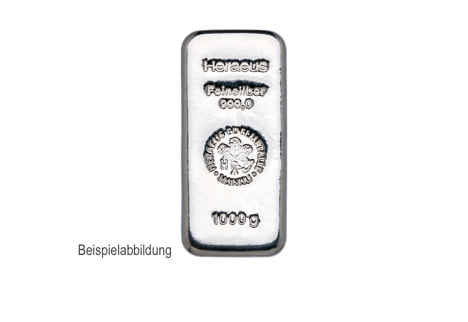 Silberbarren 1 kg Motiv und Prägestätte unserer Wahl