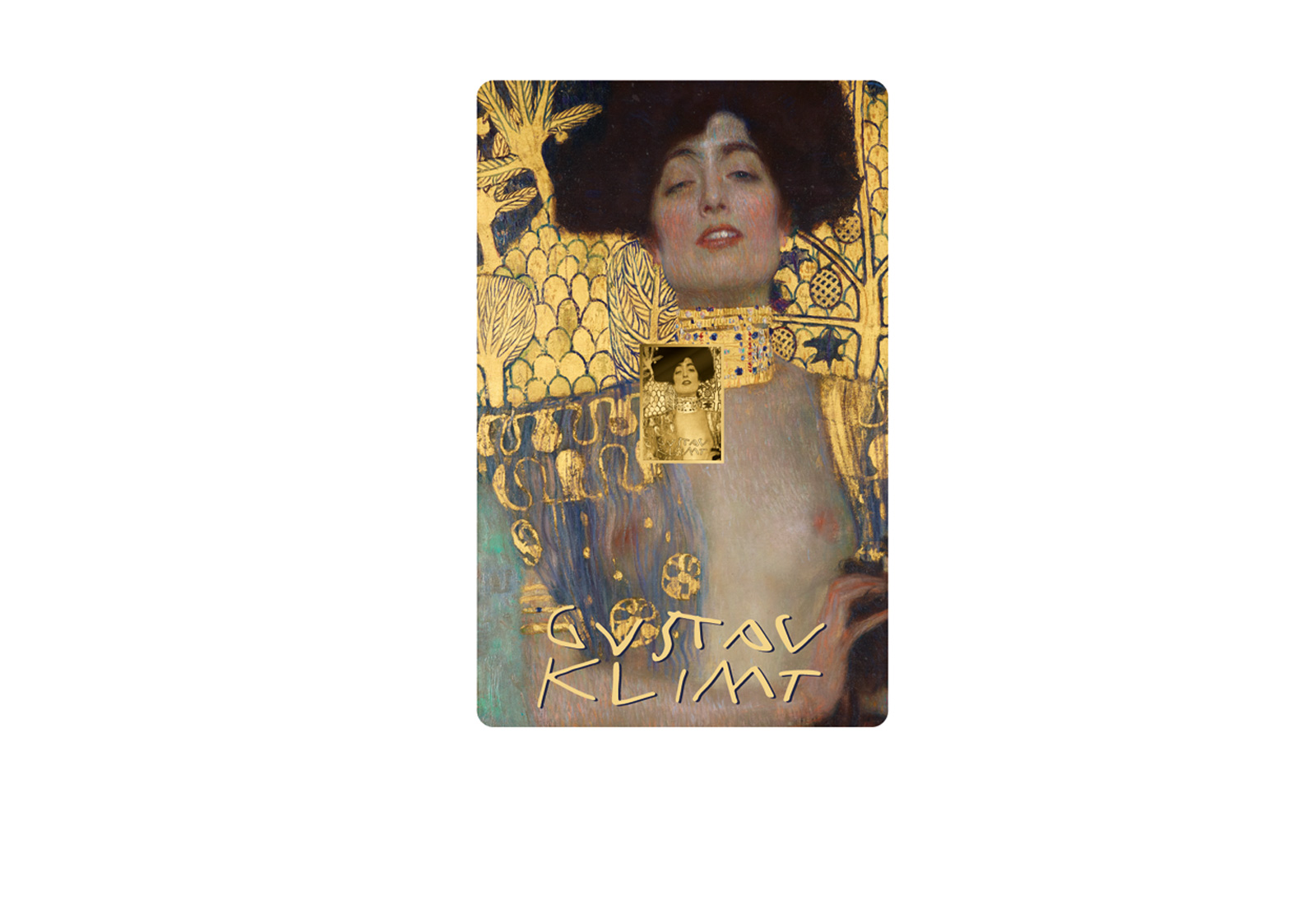 Goldmünze Motiv "Judith - Gustav Klimt" Coincard 999/1000 Gold Geschenk