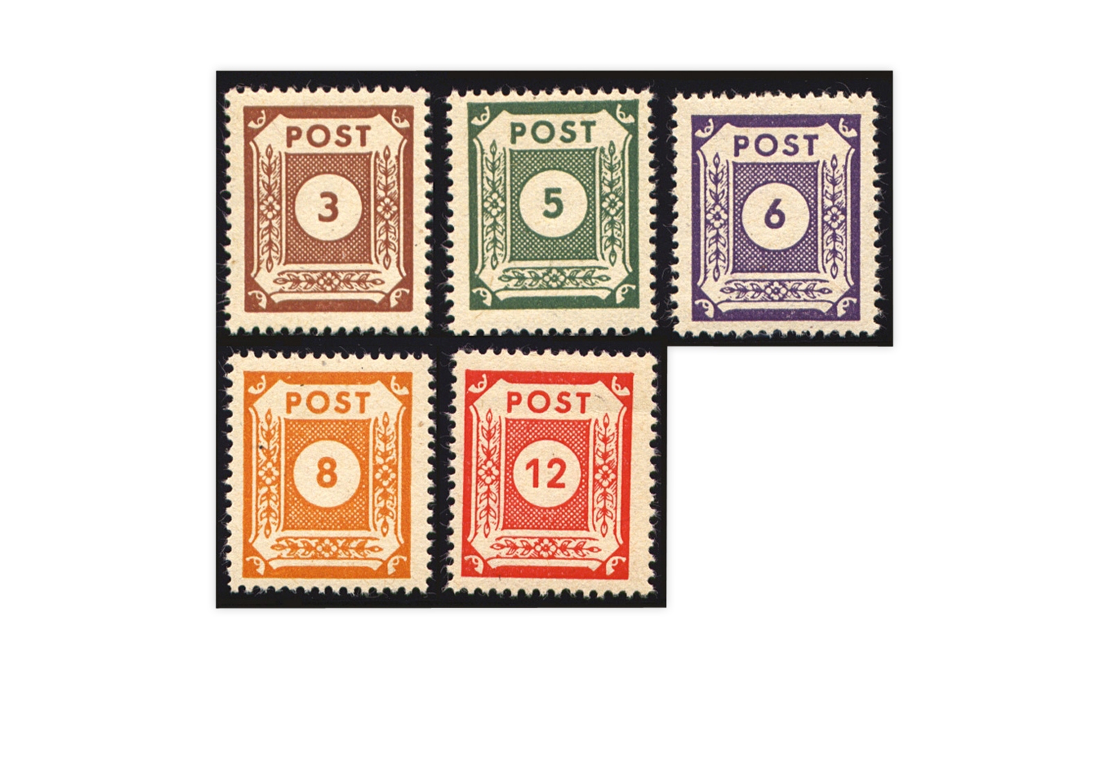 SBZ Mi.Nr. 56/60 gest.