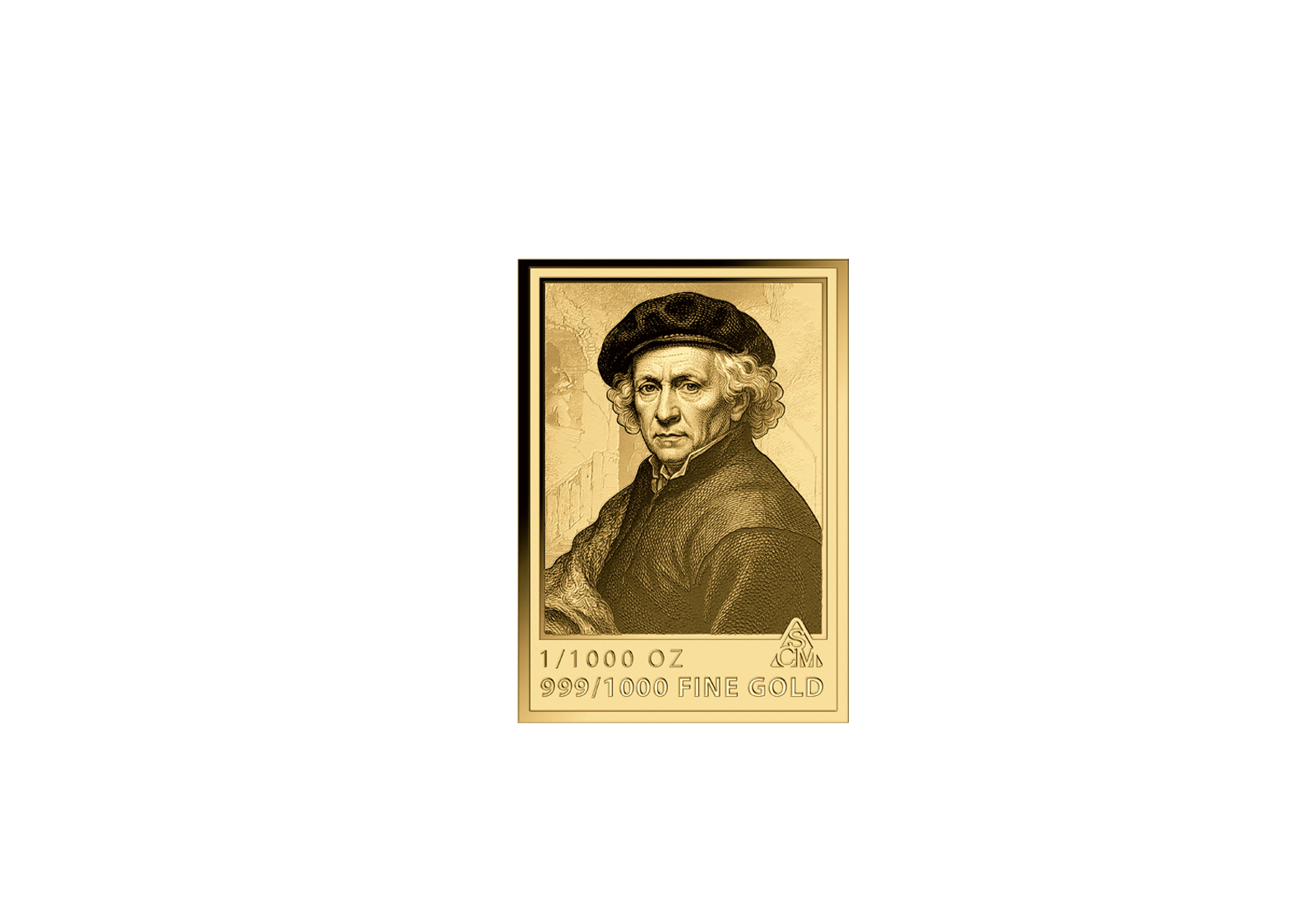 Goldcard Motiv Christus im Sturm auf dem See Genezareth - Rembrandt van Rijn 999/1000 Gold
 