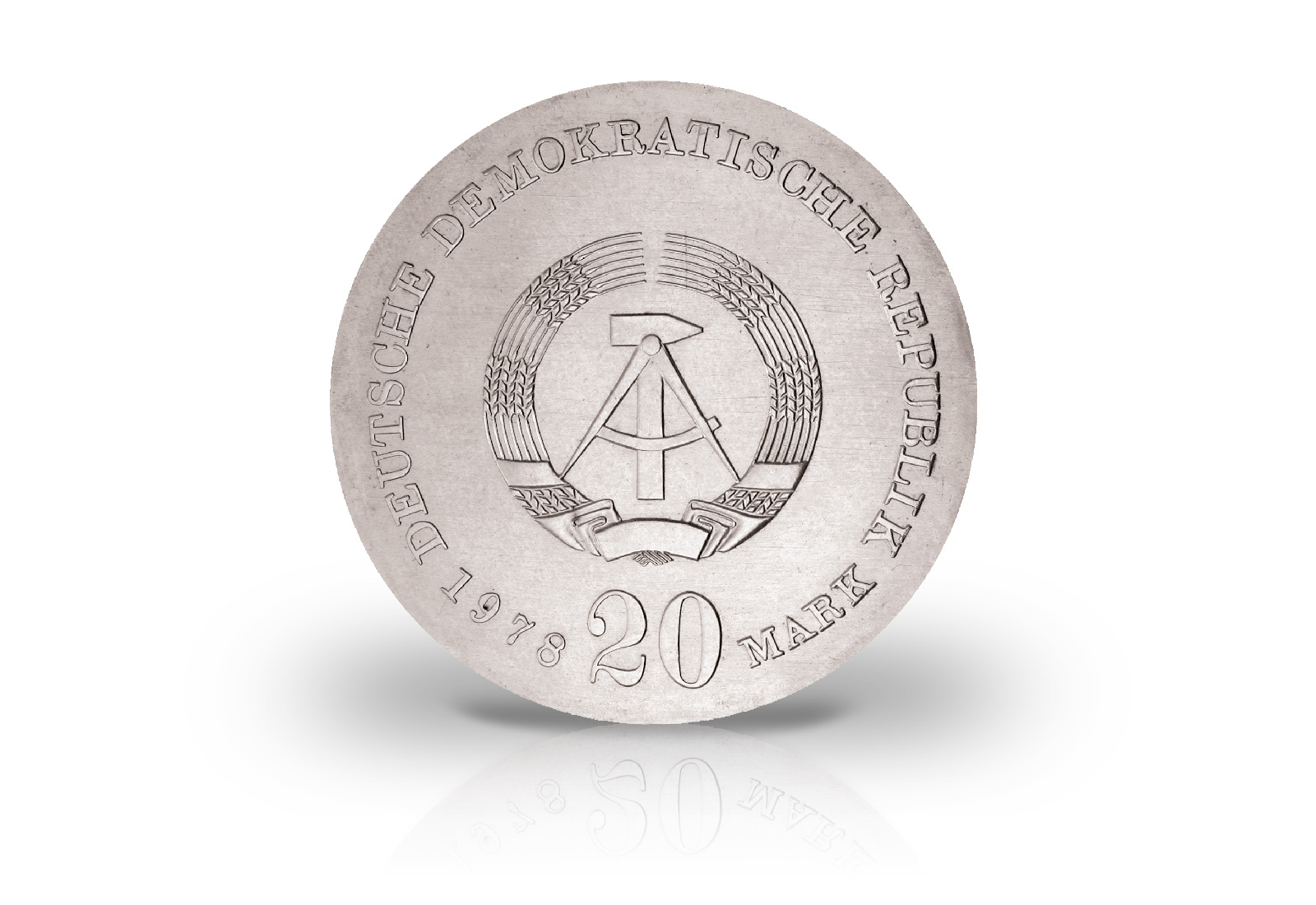 DDR 20 Mark Gedenkmünze 1978 Johann Gottfried von Herder