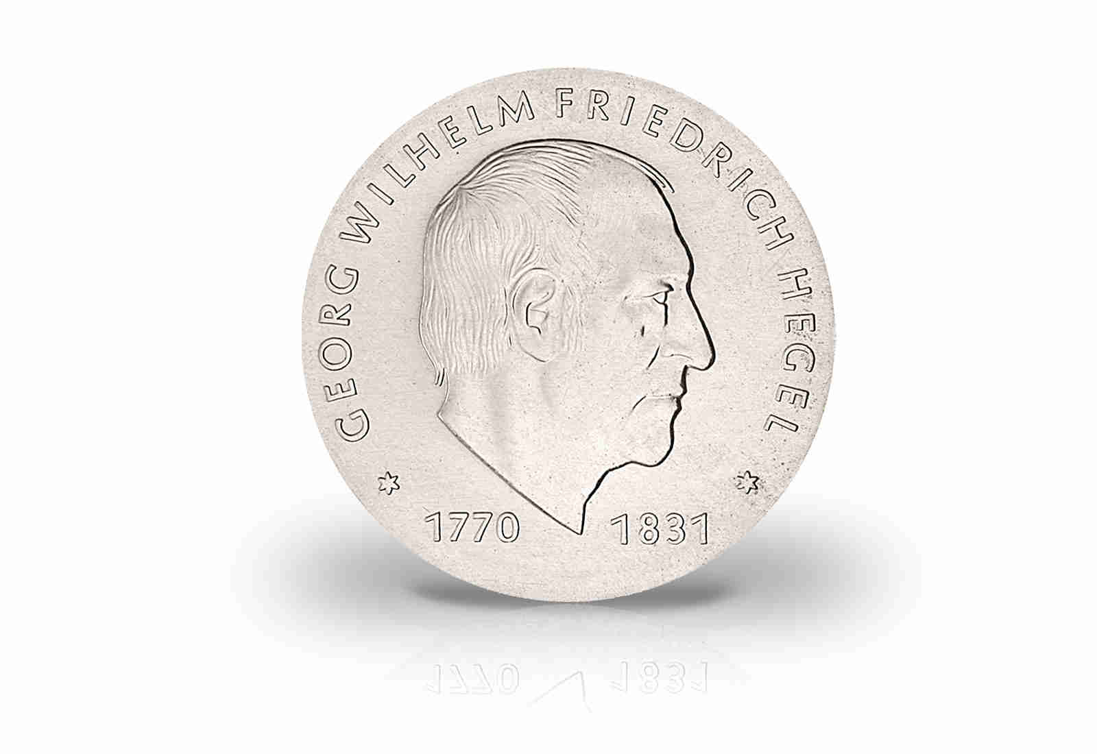 10 Mark Gedenkmünze 1981 DDR  Hegel Jaeger-Nr. 1581