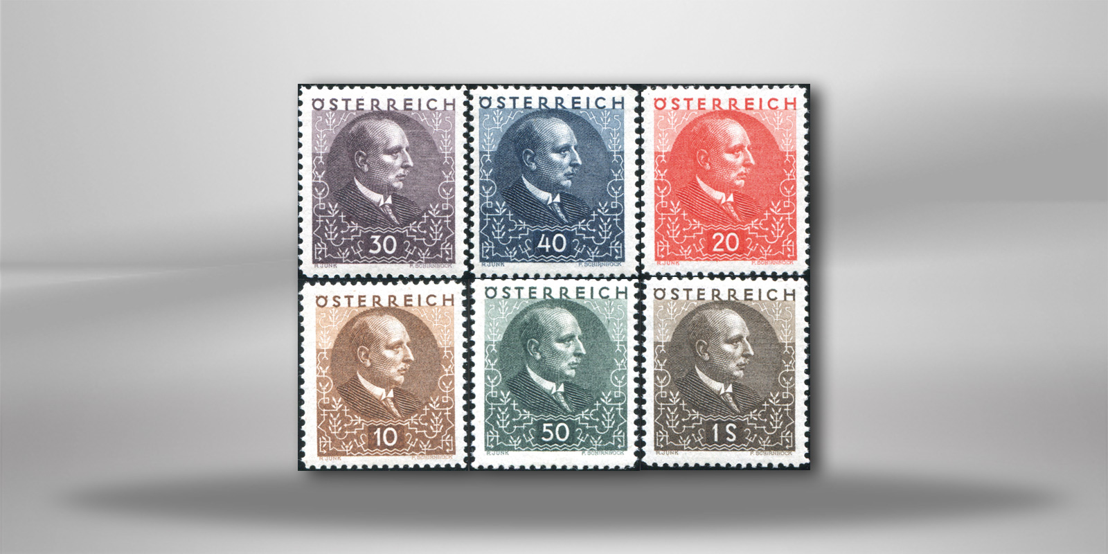 Österreich Freimarken 1930 Mi.Nr. 512/517 **