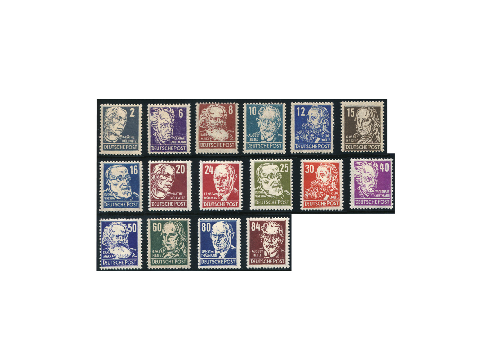 SBZ Michel 212 / 227 postfrisch