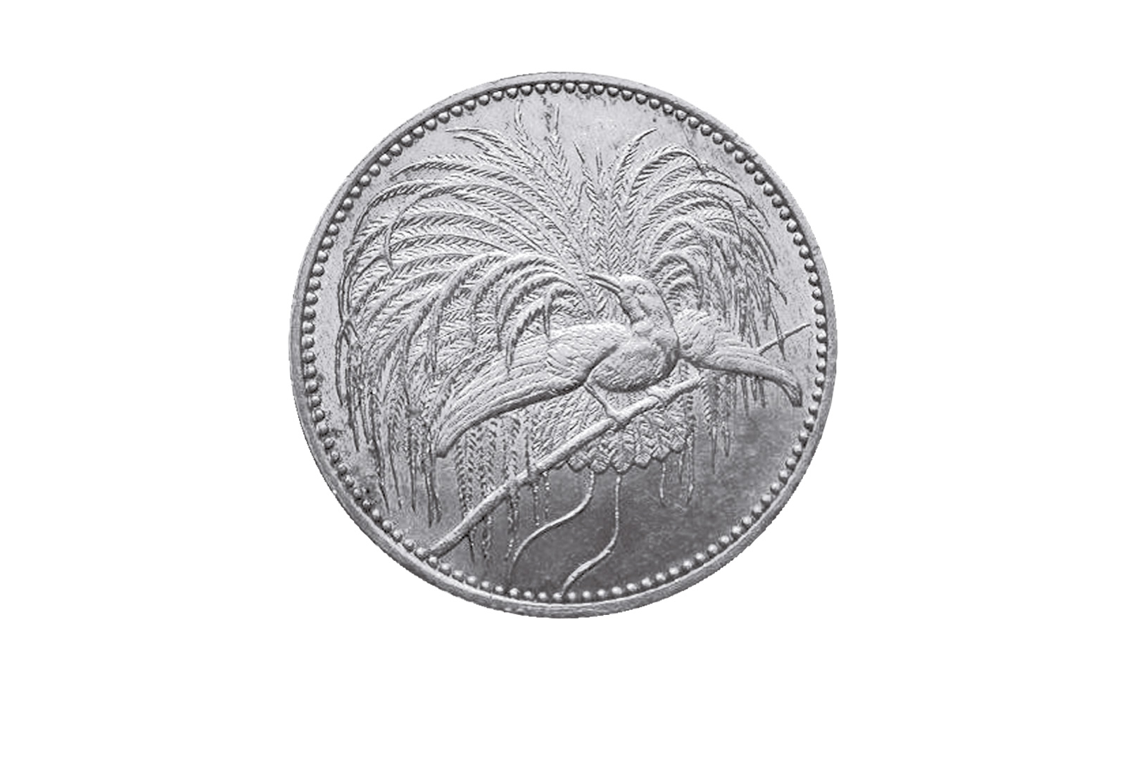 1 Neuguinea Mark 1894 Deutsch-Neuguinea Paradiesvogel Jaeger-Nr. N705