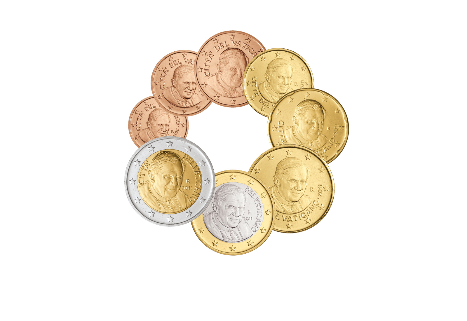 Vatikan Kursmünzensatz 2011 st