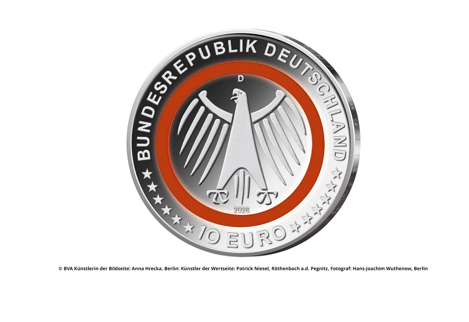 10 Euro Deutschland 2026 Rettungsdienste - Im Dienst der Gesellschaft Prägestätte A-J st