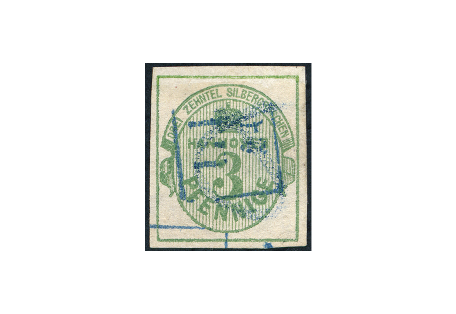 Briefmarke Altdeutschland Hannover Freimarke 1863 Michel-Nr. 20 gestempelt geprüft