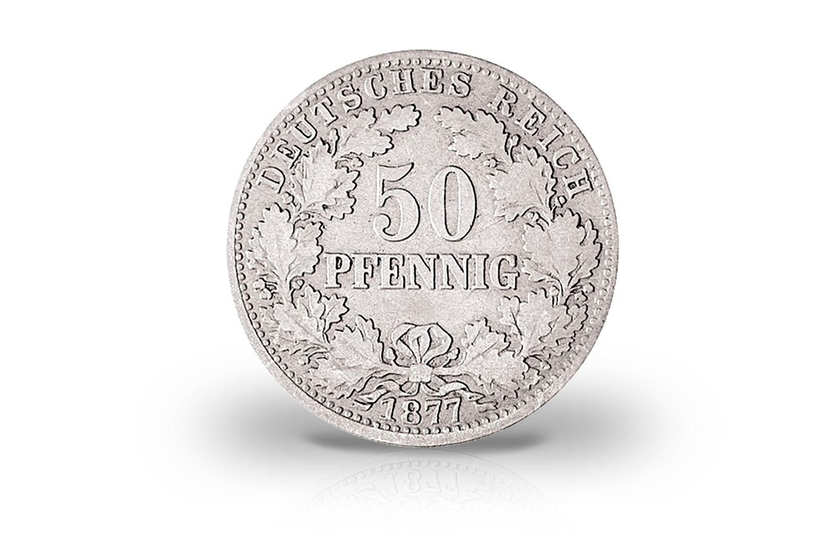 50 Pfennig 1877 Deutsches Kaiserreich Jaeger-Nr. 8