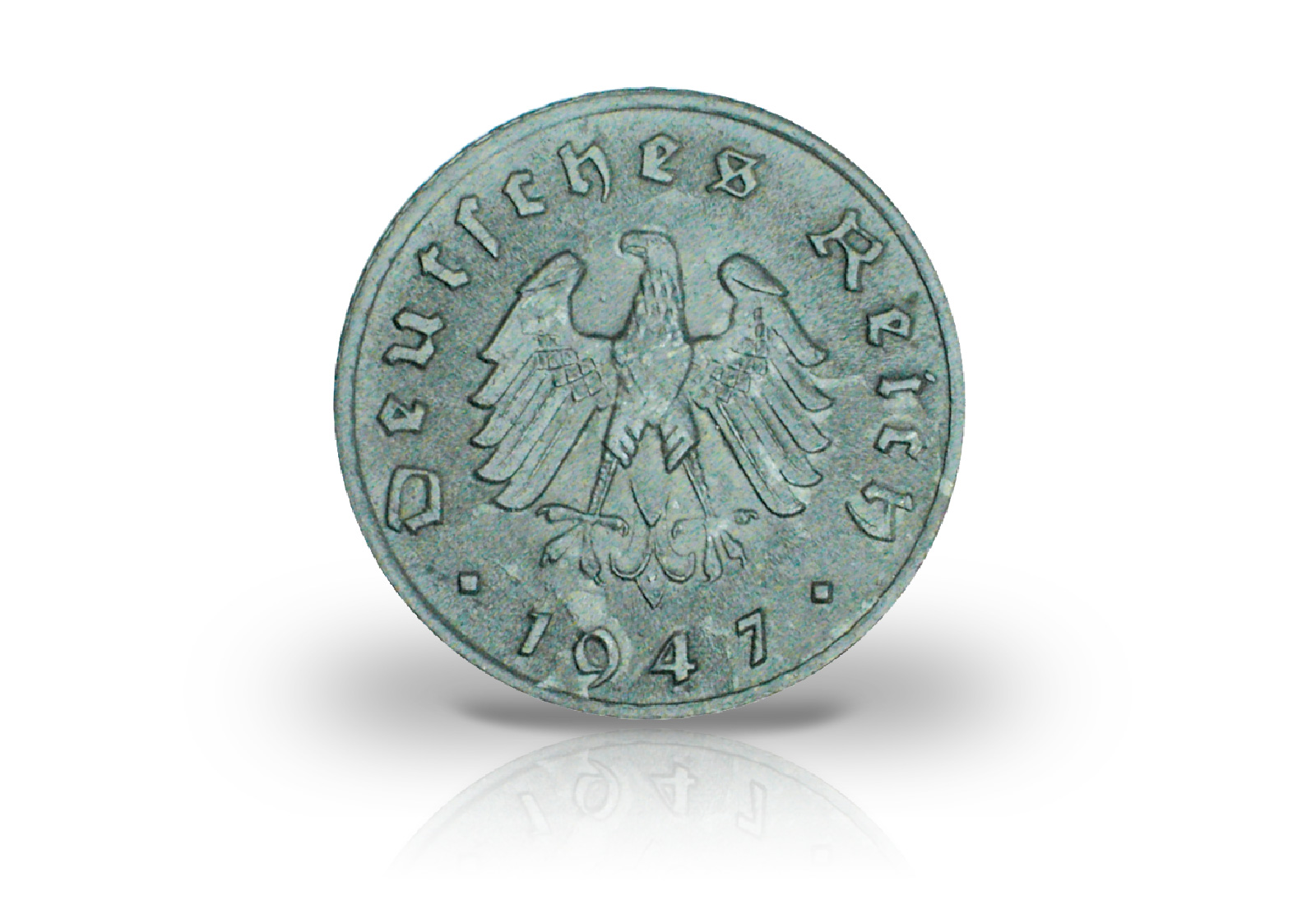 5 Reichspfennig 1947-1948 Drittes Reich Alliierte Besatzung Jaeger-Nr. 374