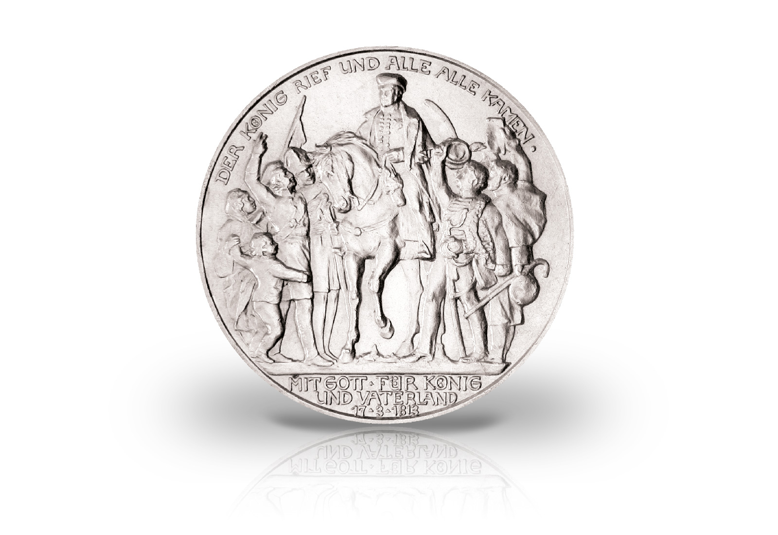 3 Mark 1913 Deutsche Kaiserreich Preußen Befreiungskriege Jaeger-Nr. 110