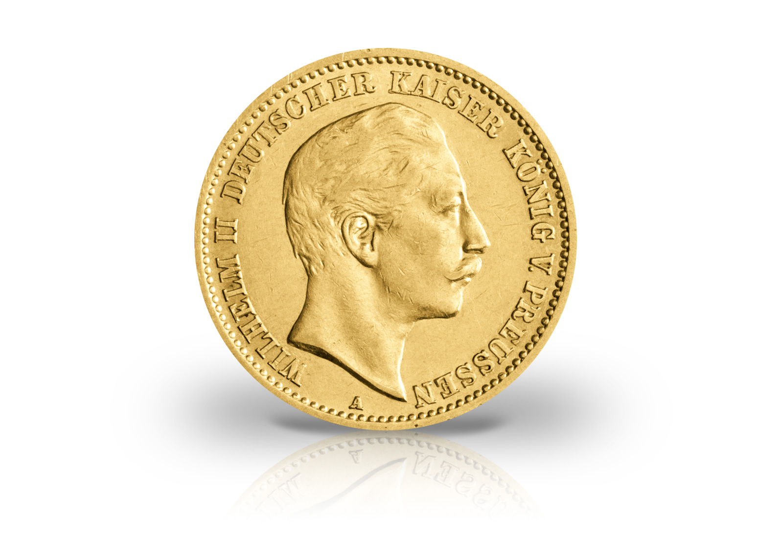 10 Mark Goldmünze 1890-1912 Deutsches Kaiserreich Preußen Kaiser Wilhem II. Jaeger-Nr. 251