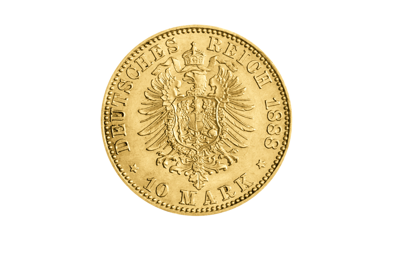 10 Mark 1888 Kaiserreich Friedrich III Preußen Jaeger-Nr. 247