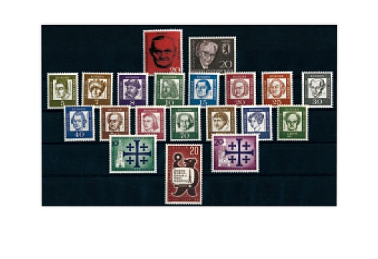 Berlin Jahrgang 1961 Mi.Nr. 197-217 postfrisch