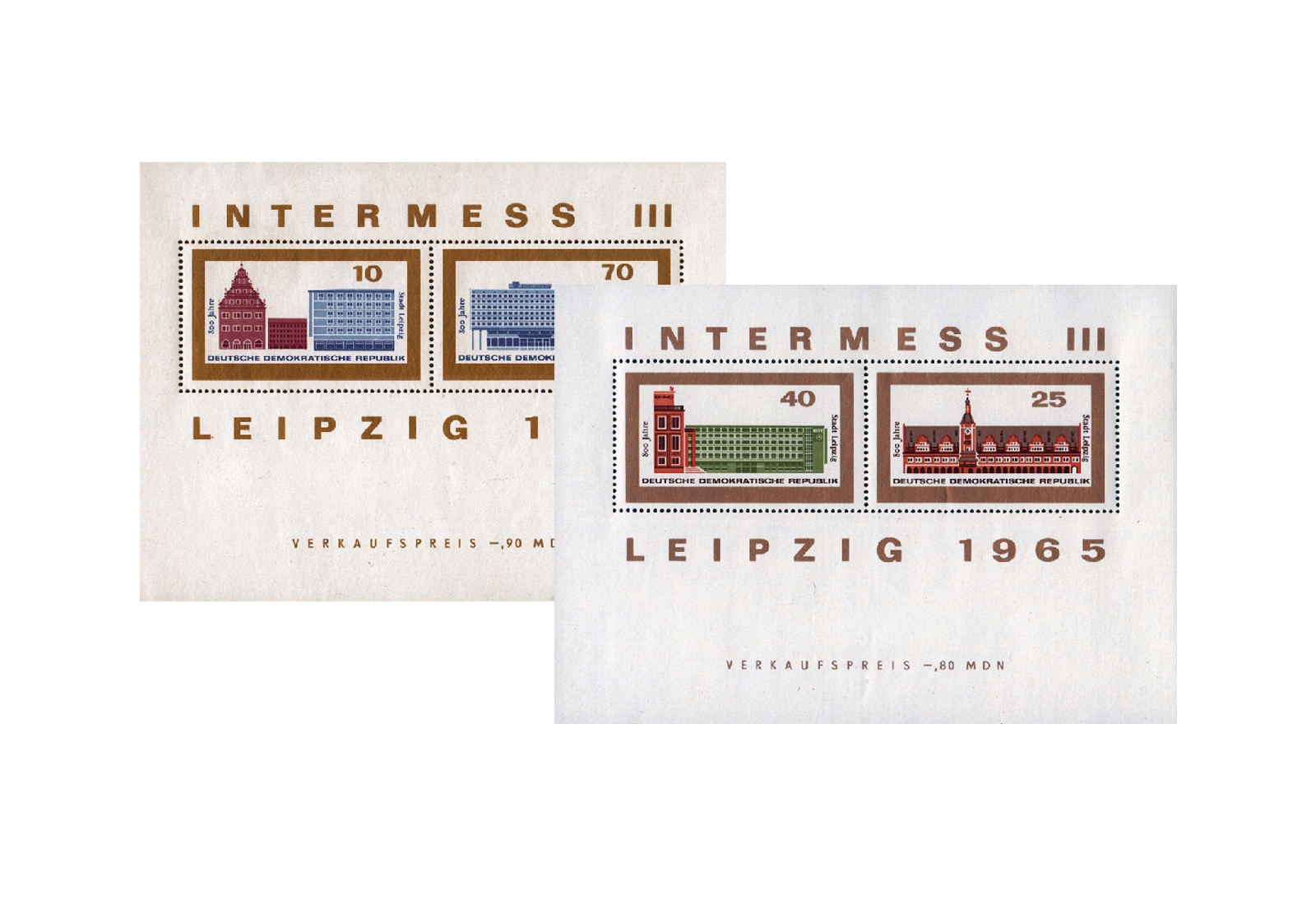 DDR Block 23-24 INTERMESS III 1965 postfrisch