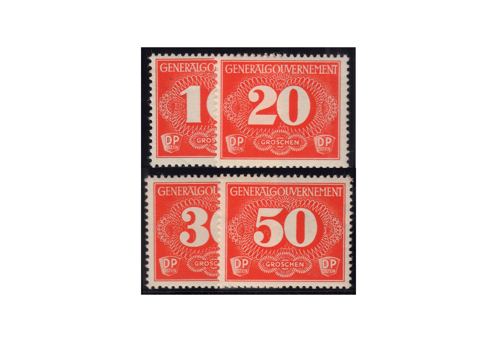 Generalgouvernement Zustellungsmarken 1940 Michel Nr. Z 1/4 postfrisch