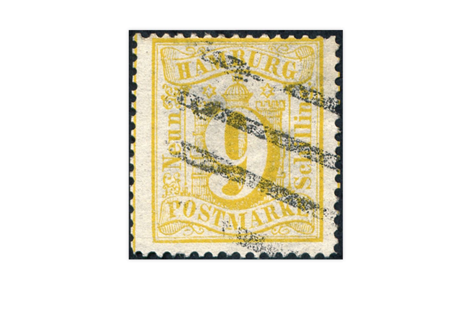 Hamburg Mi.Nr. 18 gest. gp.