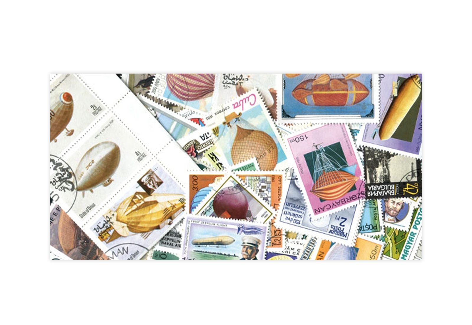 200 verschiedene Ballone und Zeppeline Motiv-Sortimente