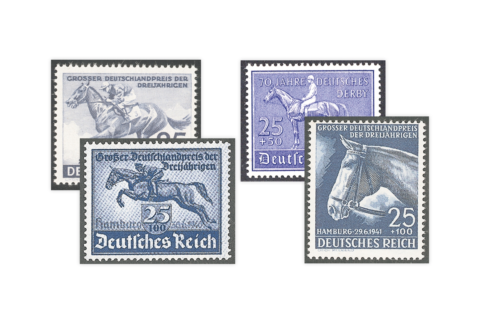 Blaues Band komplett postfrisch