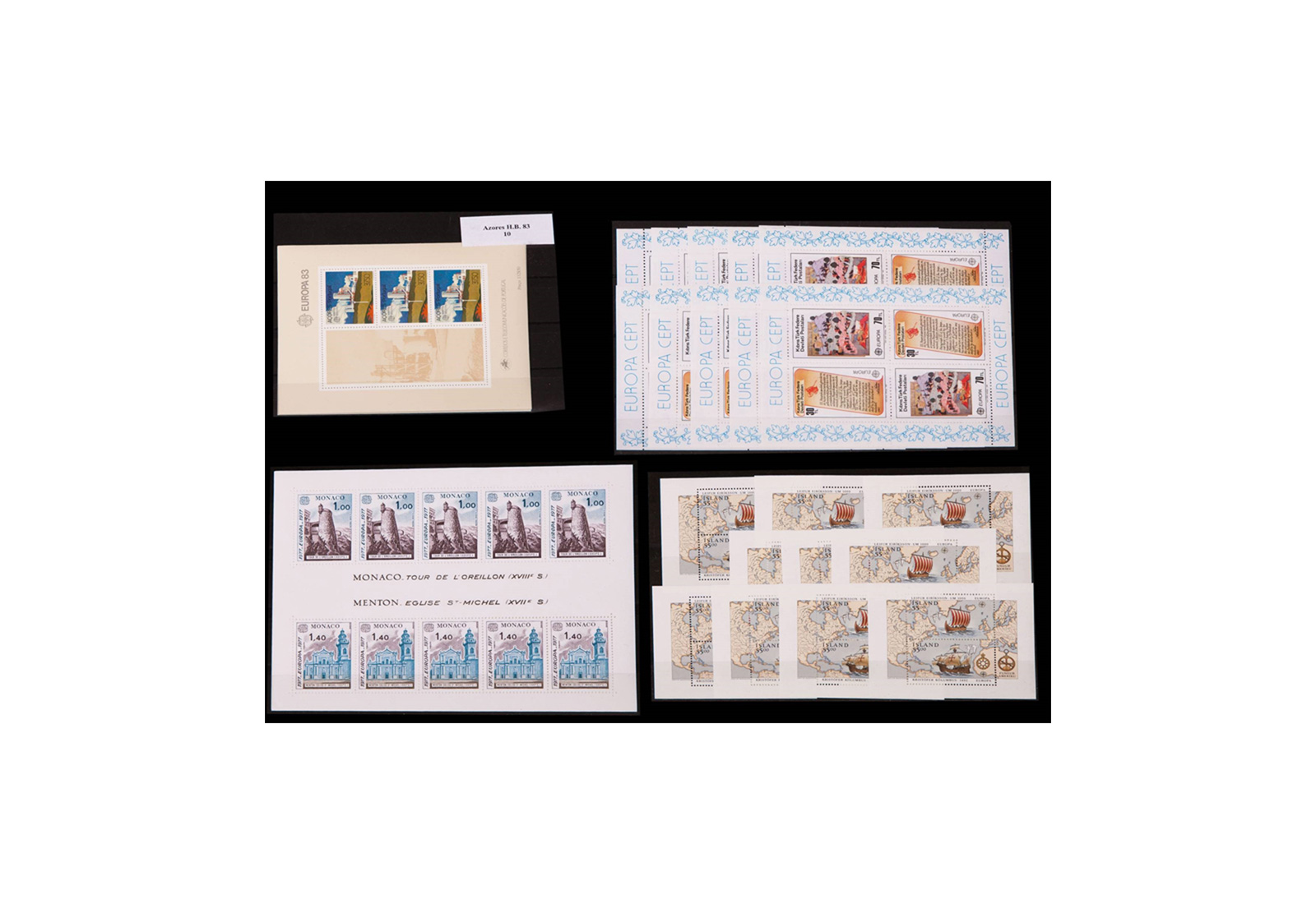 Briefmarken CEPT 25 verschiedene Blocks postfrisch per 10 Stück