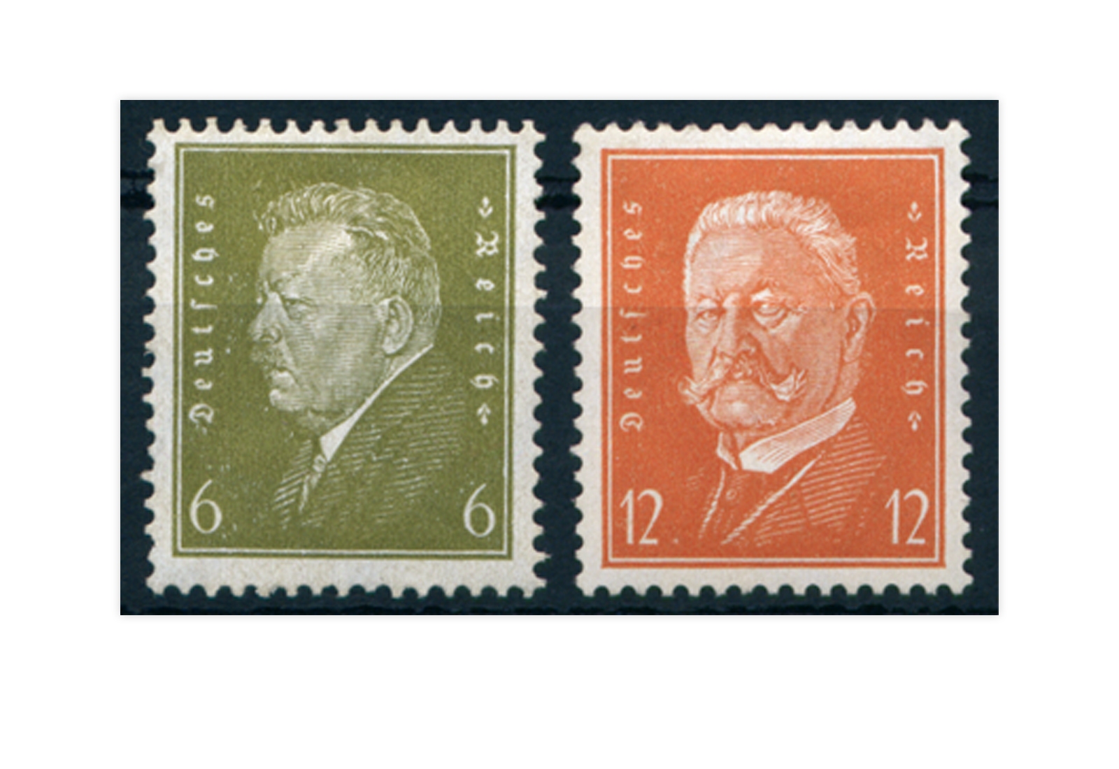 Briefmarken Deutsches Reich 1932 Michel-Nr. 465/466 postfrisch