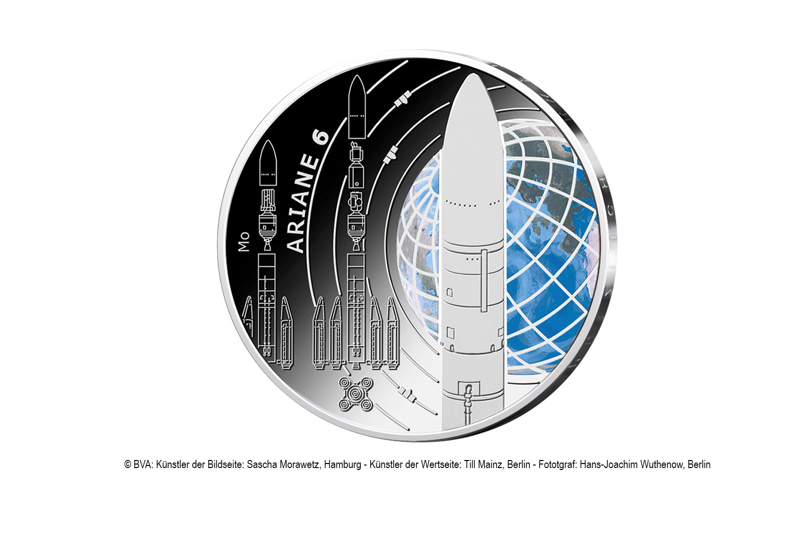 5 Euro 2026 Deutschland Ariane 6 PP Prägestätte A-J