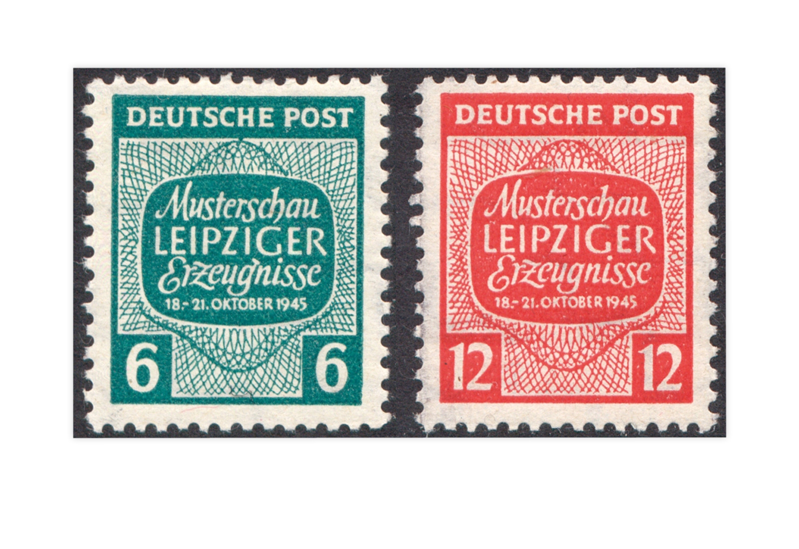 SBZ Mi.Nr. 124 X/125 X gestempelt