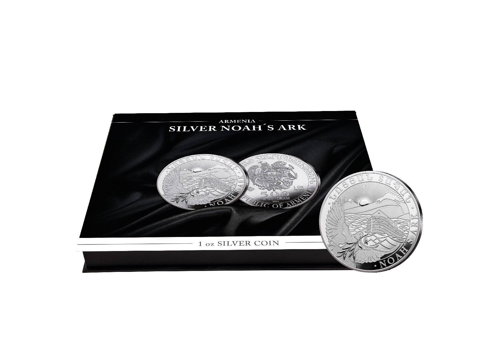 Münzkassette für 1 Unze Silber "Arche Noah"