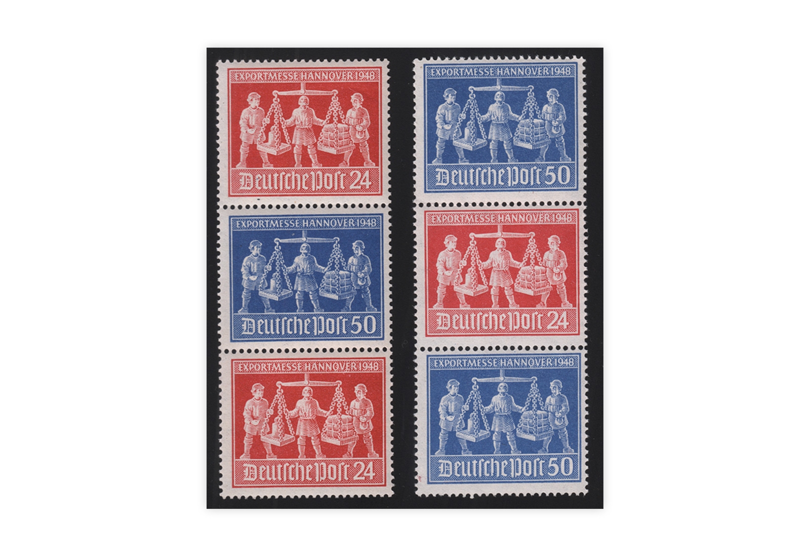 Alliierte Besetzung Exportmesse Hannover Mi.Nr. 969/970 SZd 2+4 postfrisch